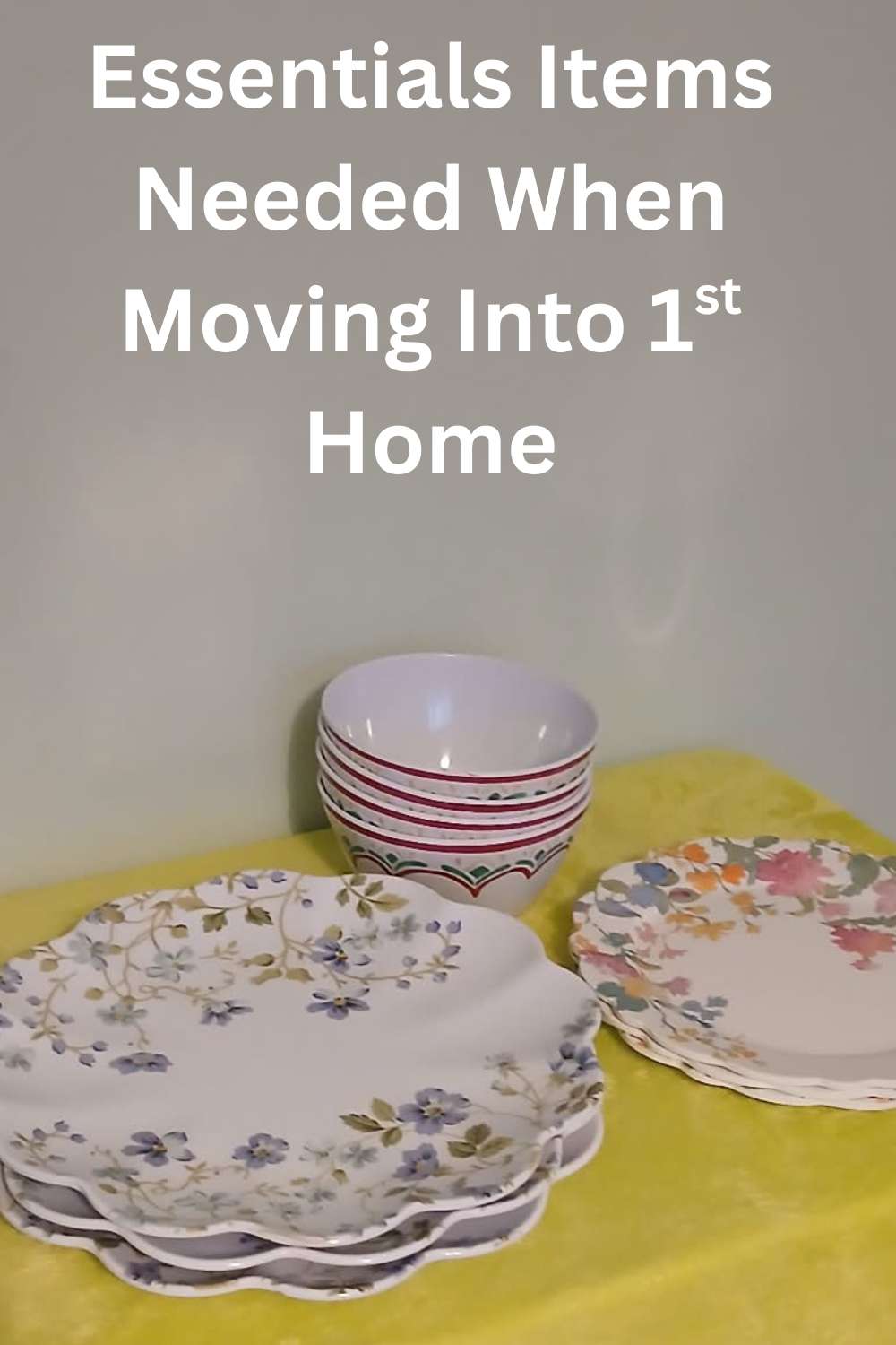 Items for first home