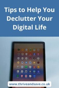 Digital declutter checklist