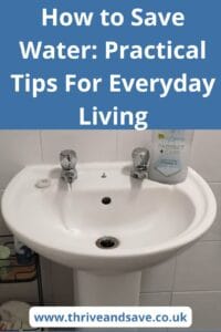 Reducing your Water