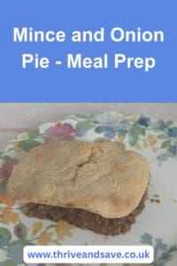 prepping minced beef meals