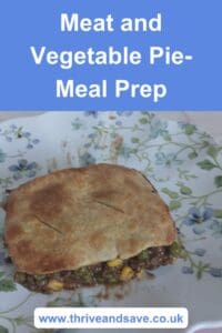 prepping minced beef meals
