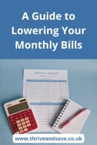 Lowering Your Monthly Bills