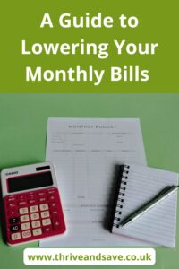 Lowering Your Monthly Bills