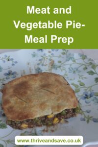 prepping minced beef meals