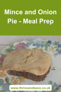 prepping minced beef meals