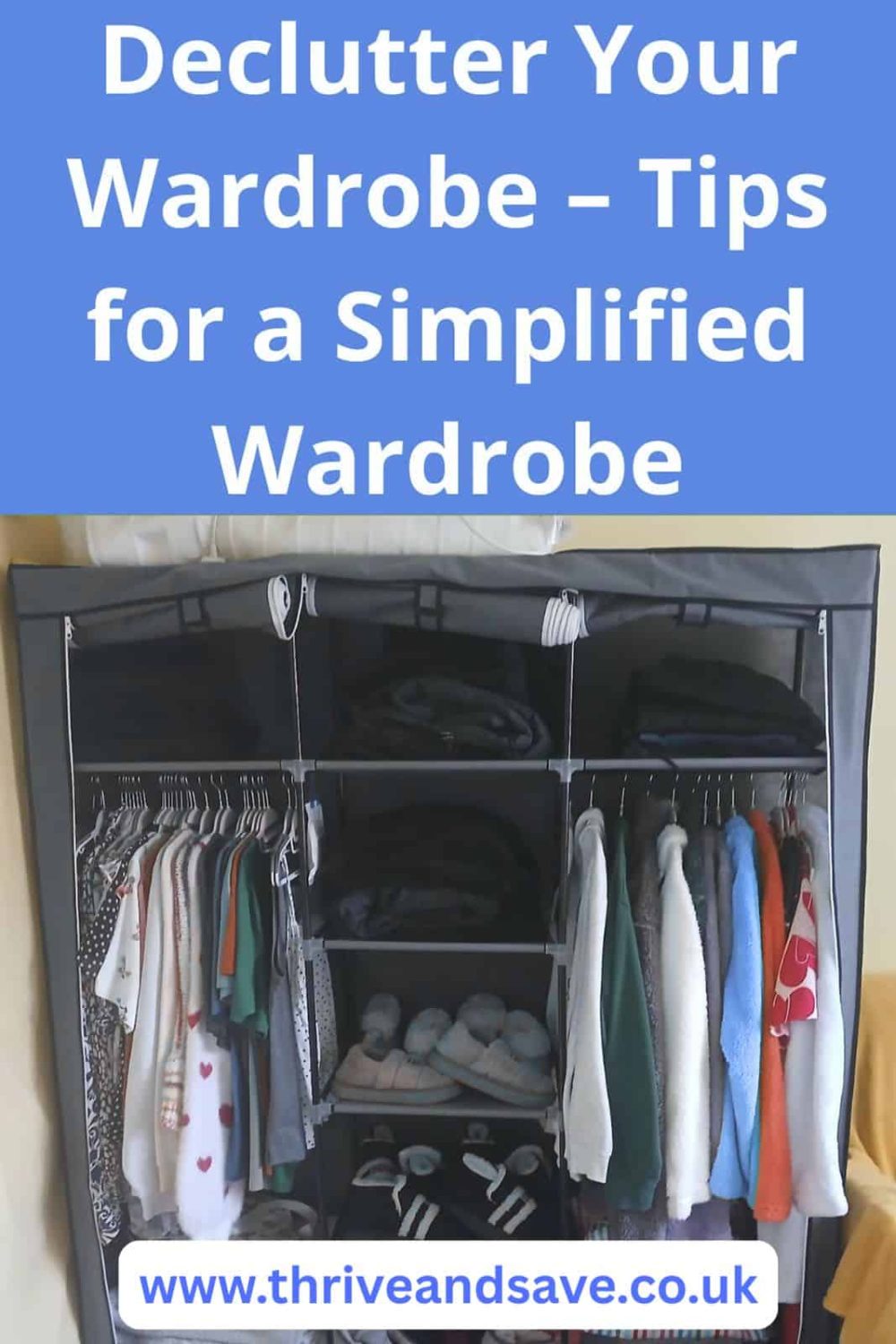 Declutter closet